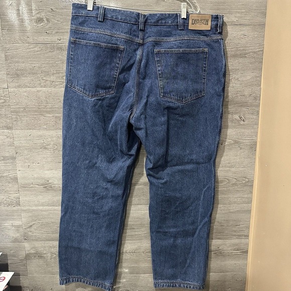 Duluth Trading Co Flex Ballroom Jeans Men's Size 40x30 100% Cotton Dark Wash - Picture 6 of 11